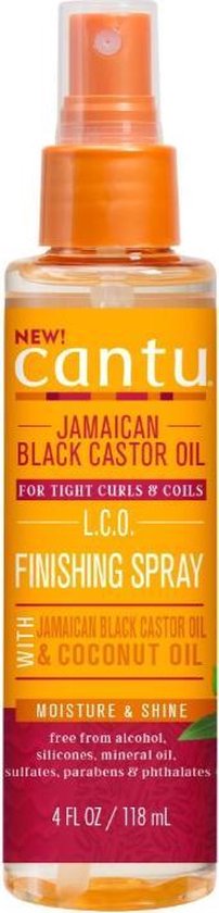 Haarolie Cantu Jamaican Black Castor Oil Finishing Spray (118 ml)