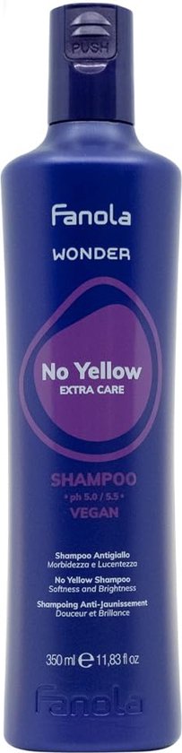 Fanola Wonder No Yellow Extra Care Shampoo - 350 ml