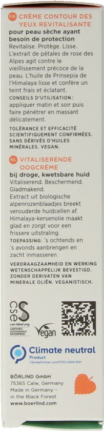 Borlind Rose dew eye cream 15 Milliliter