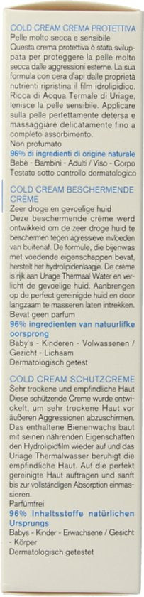 Uriage Cold cream 100 Milliliter