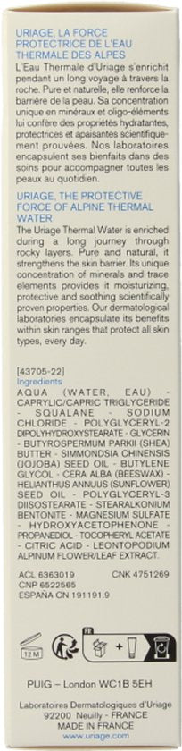 Uriage Cold cream 100 Milliliter