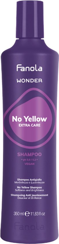 Fanola Wonder No Yellow Extra Care Shampoo - 350 ml