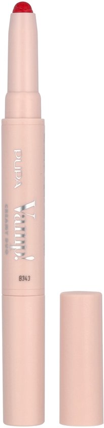 PUPA Milano Vamp! Creamy Duo Lip Pencil & Shiny Lipstick 010 True Red 0,8 gr
