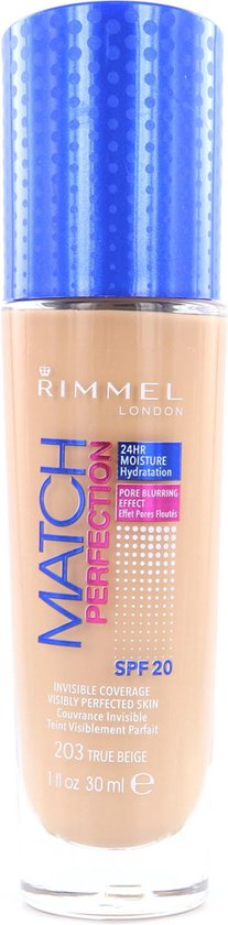 Rimmel London Match Perfection Foundation - 203 True Beige