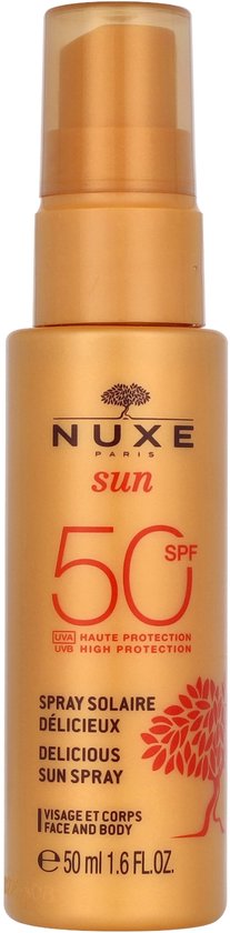 Nuxe Sun SPF50 Spray - Zonnespray voor gezicht en lichaam - 50 ml