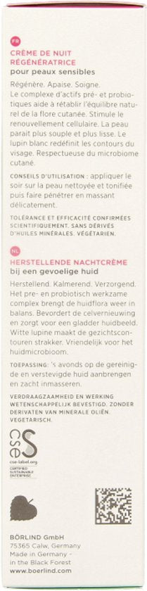 Annemarie Börlind - ZZ Sensitive Regenererende Nachtcrème - 50 ml