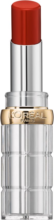 L'Oréal Paris Glow Paradise Balm-In-Lipstick - Verzorgende Lippenstift met Glanzende Finish met Granaatappelextract en Squalaan - 350 Rouge Paradise - Rood - 3,8gr