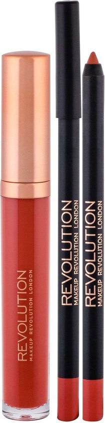 Makeup Revolution Retro Luxe Matte Lip Kit - Regal