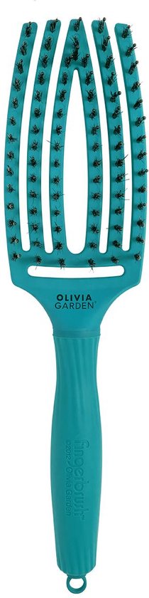 Olivia Garden - FingerBrush Boar & Nylon - Blue Lagoon