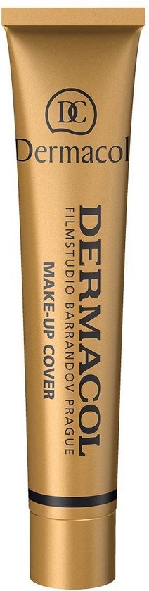 Dermacol Full Coverage Matte Foundation | Waterproof Make-Up | Oliehoudend, SPF 30 (Extreme Dekking, Langdurig Gebruik)