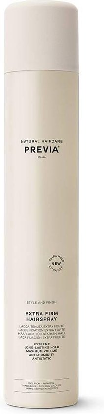 Previa Natural Haircare Haarlak Style and Finish Extra Firm Hairspray