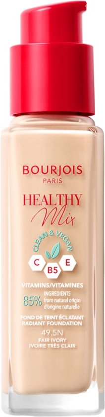 Bourjois Healthy Mix Clean Vegan Foundation 49.5 Fair Ivory