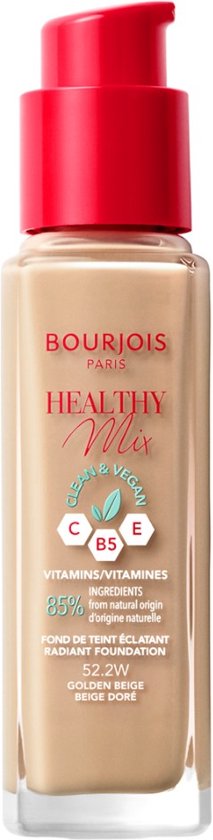 Bourjois Healthy Mix Clean Vegan Foundation 52.2 Golden Beige