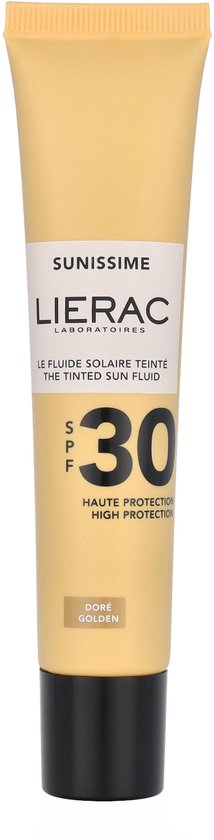 Lierac Sunissime Le Fluide Solaire Tinté Visage SPF30 40 ml (Tint : Gouden)