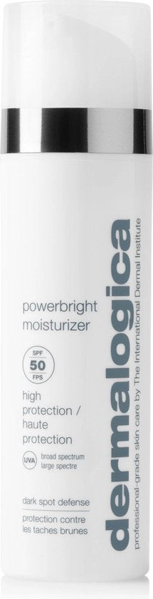 Dermalogica Powerbright Moisturizer SPF 50 | Hydraterende dagcrème tegen pigmentvlekken | 50 ml