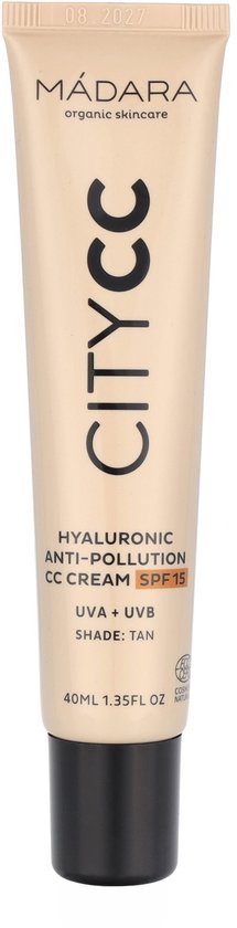 Madara City CC Hyaluronic Anti-pollution CC cream | Tan | CC cream 40ml 1631 - Tan