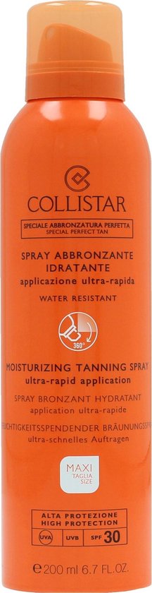 Collistar Moisturizing Tanning Spray Zonnebrand SPF 30 - 200 ml