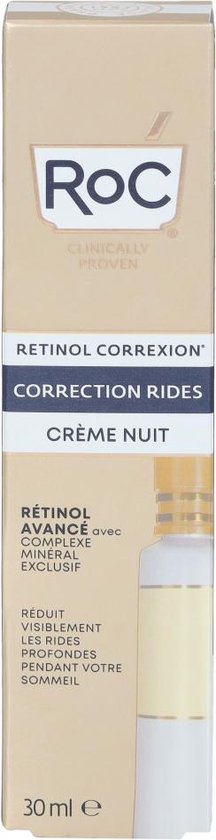 Anti-Veroudering Nachtcrème Roc Wrinkle Correct (30 ml)