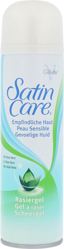 Satin Care - Scheergel - Sensitive Skin - With Aloe Vera - 200ml