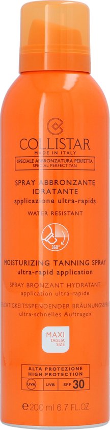 Collistar Moisturizing Tanning Spray Zonnebrand SPF 30 - 200 ml