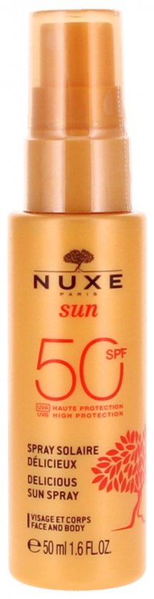Nuxe Sun SPF50 Spray - Zonnespray voor gezicht en lichaam - 50 ml