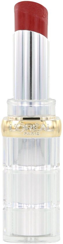 L'Oréal Paris Glow Paradise Balm-In-Lipstick - Verzorgende Lippenstift met Glanzende Finish met Granaatappelextract en Squalaan - 350 Rouge Paradise - Rood - 3,8gr