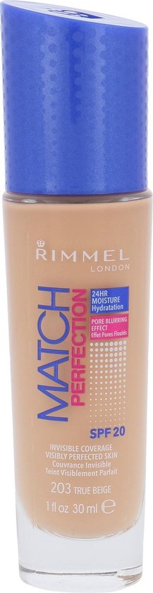 Rimmel London Match Perfection Foundation - 203 True Beige