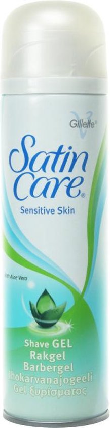 Satin Care - Scheergel - Sensitive Skin - With Aloe Vera - 200ml