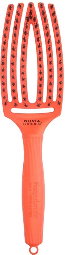Olivia Garden FingerBrush Boar & Nylon - Yellow Sunshine