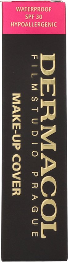 Dermacol Full Coverage Matte Foundation | Waterproof Make-Up | Olie-vrije Formule, SPF 30 (Extreme Dekking, Langdurige Wear)