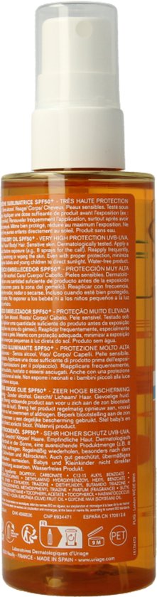 Uriage Bariesun SPF50+ olie 200 Milliliter