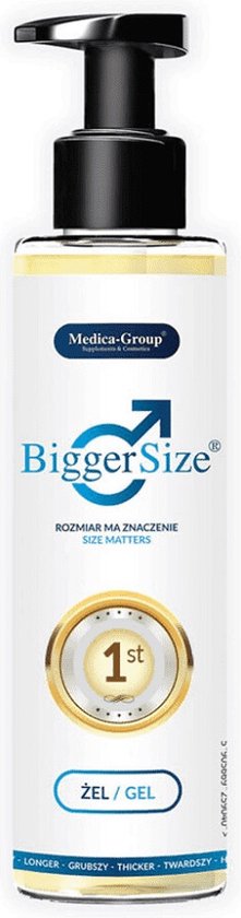 BiggerSize intieme gel voor mannen voor penisvergroting en -verdikking 150ml