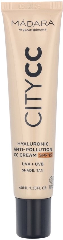 Madara City CC Hyaluronic Anti-pollution CC cream | Tan | CC cream 40ml 1631 - Tan