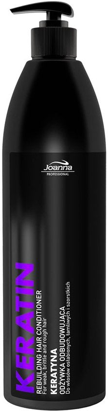 Joanna Professional - Keratin Rebuilding Hair Conditioner Conditioner For Hair Weakened From Keratin 1000Ml
