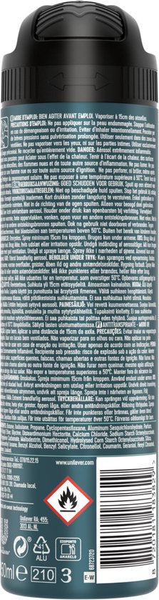 Rexona Men Marine Deodorant - 6 x 150 ml  - Voordeelverpakking
