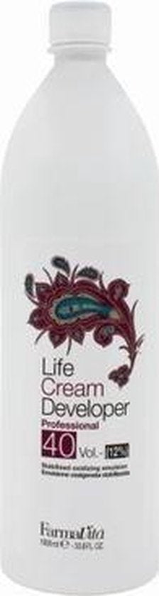 Oxiderende Haarverzorging Farmavita Life Crema 40 Vol 12 % (1000 ml)