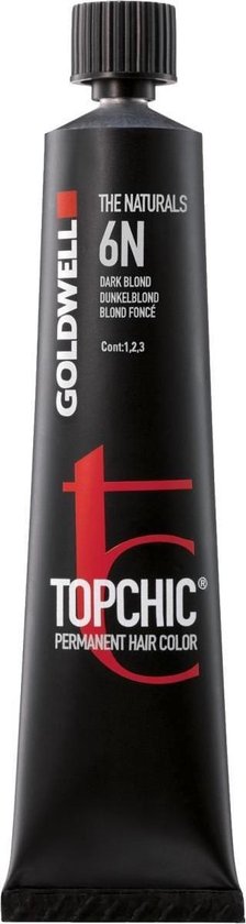 Goldwell Haarverf Topchic Permanent Hair Color 5N@BP Light Brown Elumenated Brown Pearl