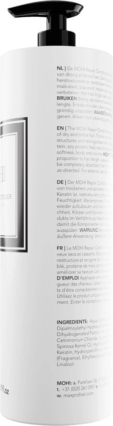 MOHI Repair Conditioner 1L - Conditioner haar - Haarverzorging - Haar conditioner - Met pomp - Mannen & Vrouwen - Heren - Cremespoeling - Haarconditioner - 100ml - Haar verzorging