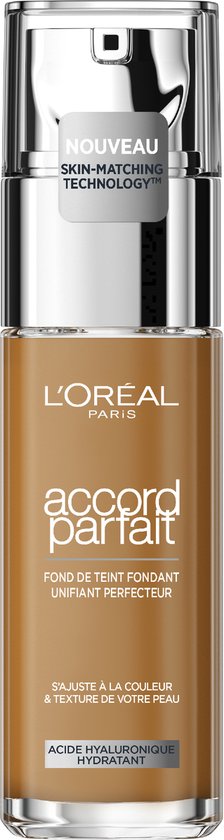 L’Oréal Paris - Accord Parfait Foundation - 8D/W - Natuurlijk Dekkende Foundation met Hyaluronzuur en SPF 16 - 30 ml
