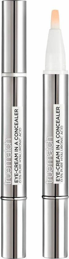 L’Oréal Paris Eyes Cream In A Concealer Verrijkt Met Hyaluronzuur- DW1-2 Ivory Beige
