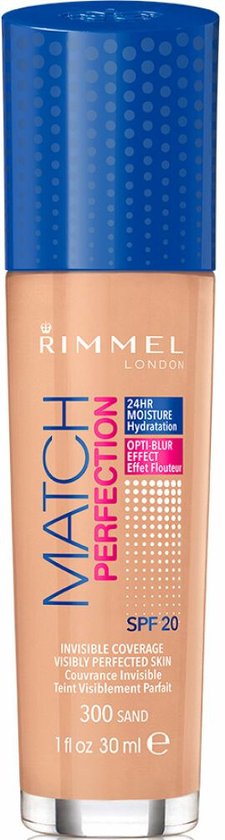 Rimmel London Match Perfection Foundation - 300 Sand - Beige