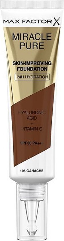 Max Factor Miracle Pure Skin-Improving Foundation - 105 Ganache