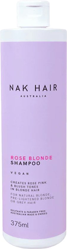 Nak - Rose Blonde - Shampoo - 375 ml