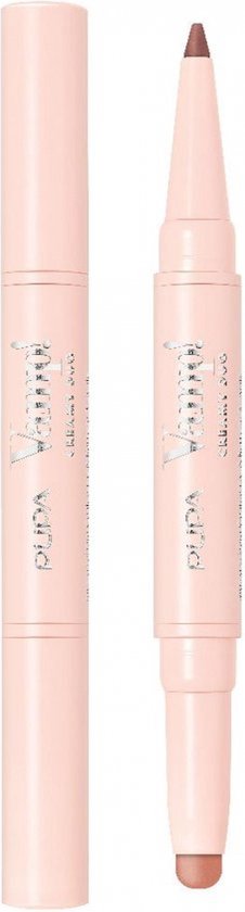 PUPA Milano Vamp! Creamy Duo Lip Pencil & Shiny Lipstick 002 Medium Nude 0,8 gr