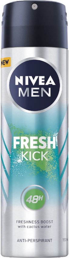 Men Fresh Kick antiperspiratiespray 150ml