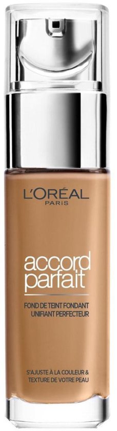 LOreal Paris - Accord Parfait Foundation - 6.5D/W  - Natuurlijk Dekkende Foundation met Hyaluronzuur en SPF 16 - 30 ml