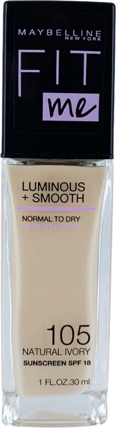 Maybelline - Fit Me Luminous & Smooth Foundation - Natural Ivory 105