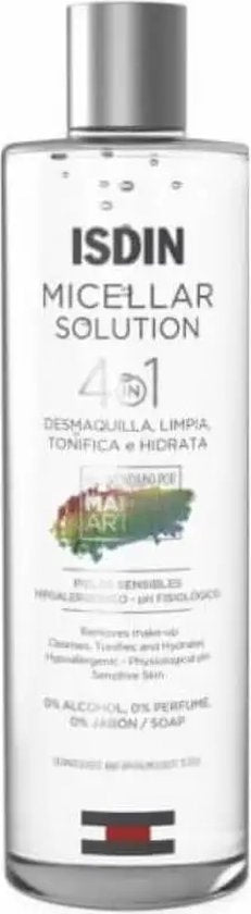 Make-Up Verwijder Micellair Water Isdin 4-in-1 (400 ml)