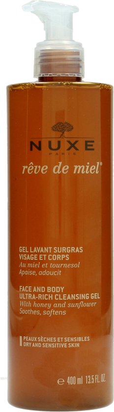 Nuxe Rêve de Miel Face and Body Ultra-Rich Reinigingsgel - 400 ml