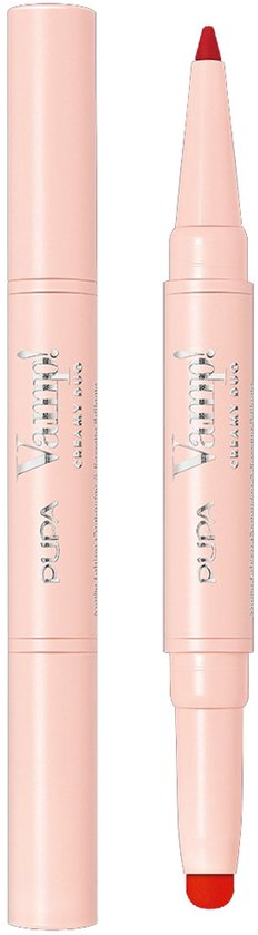 PUPA Milano Vamp! Creamy Duo Lip Pencil & Shiny Lipstick 011 Orange Red 0,8 gr
